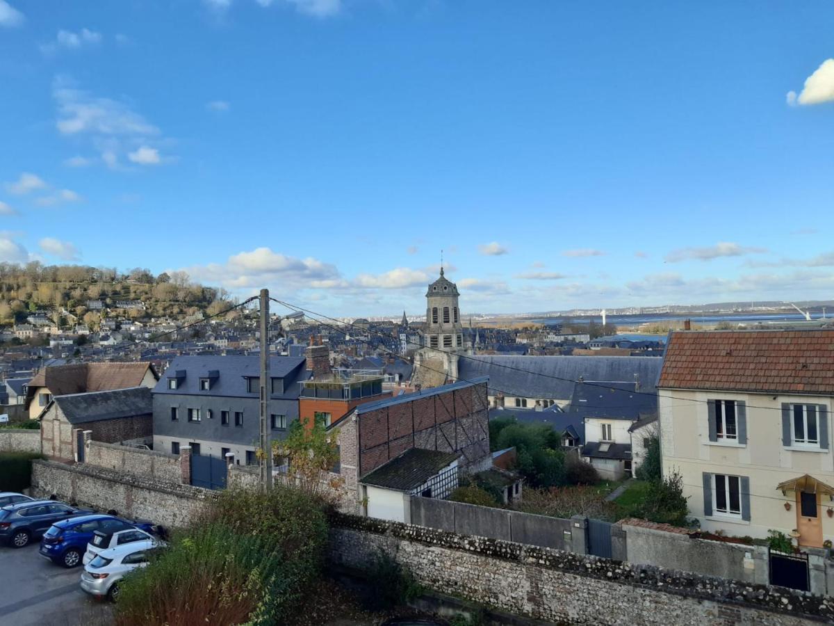 Vue Sur Seine Et Honfleur 아파트 외부 사진